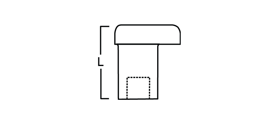 Dense HA 90° Oval Head Partial