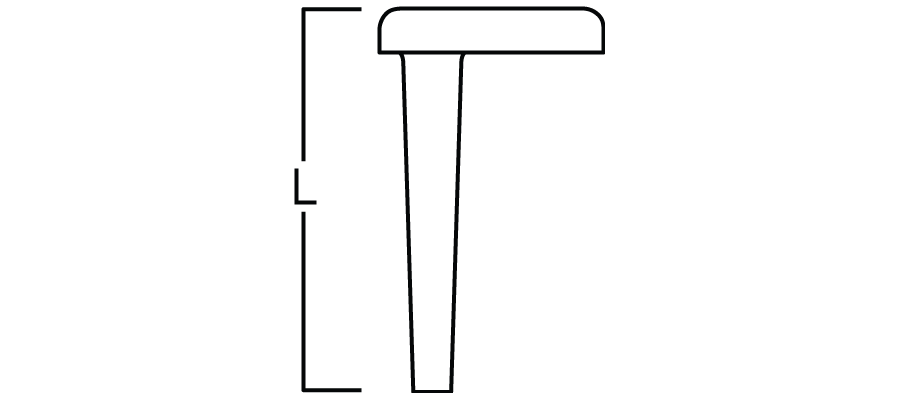 Dense HA 90° Oval Head Total