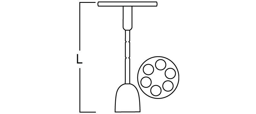 Titanium Adjustable Partial Trimmable Shaft