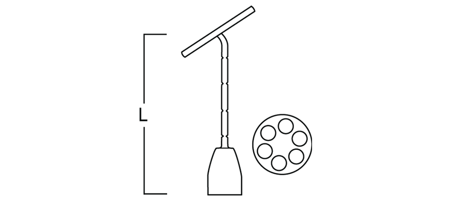 Titanium Malleable Trimmable Totalwith Adjustable Head and Separate Shoe