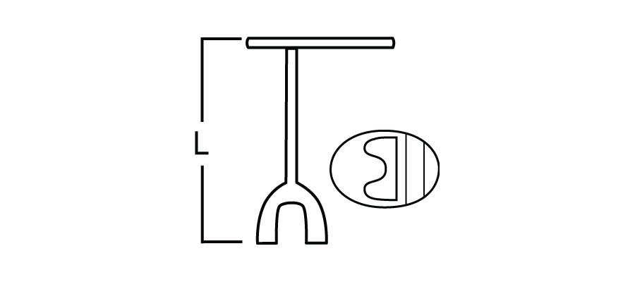 Titanium Partial Offset with Malleus Groove