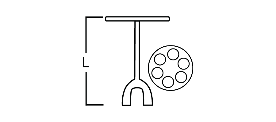 Titanium Partial with Slits in Bell