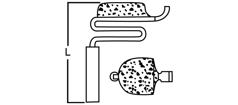 TITANIUM / Porous HA Adjustable I-S with Malleus Hook