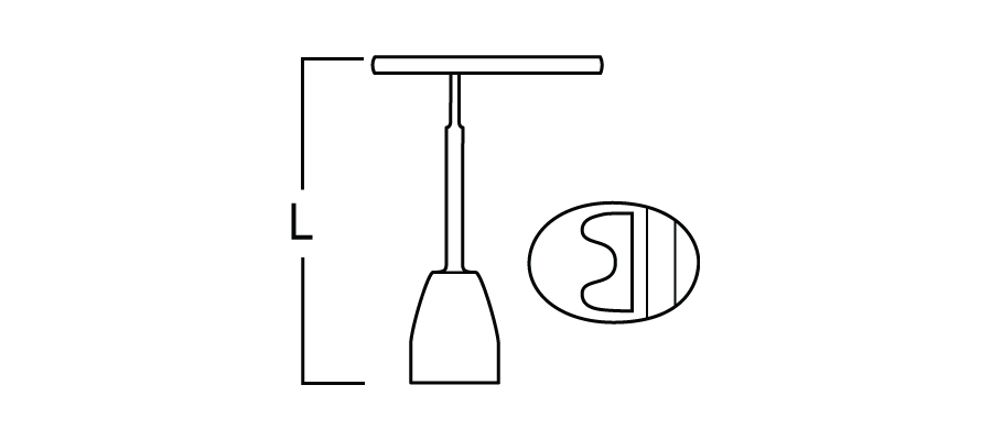 Titanium Total Fixed Length with Adjustable Offset Head