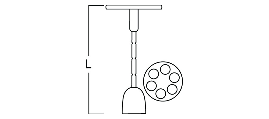 Titanium Trimmable Total with Separate Head